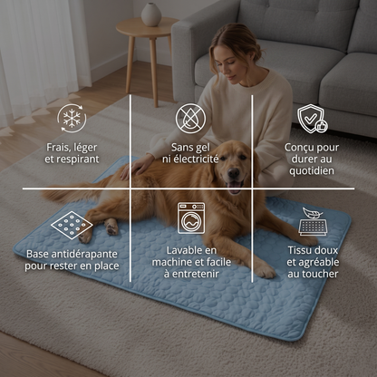 FreshPaw™ – Tapis Rafraîchissant pour Chiens et Chats